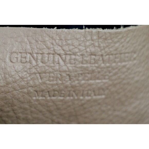 Unica Firenze BROWN GENUINE LEATHER FRAME XBODY CHAIN SHOULDER BAG HANDBAG PURSE - Picture 16 of 16